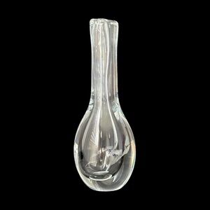 Vintage signed Kosta Boda clear vase
